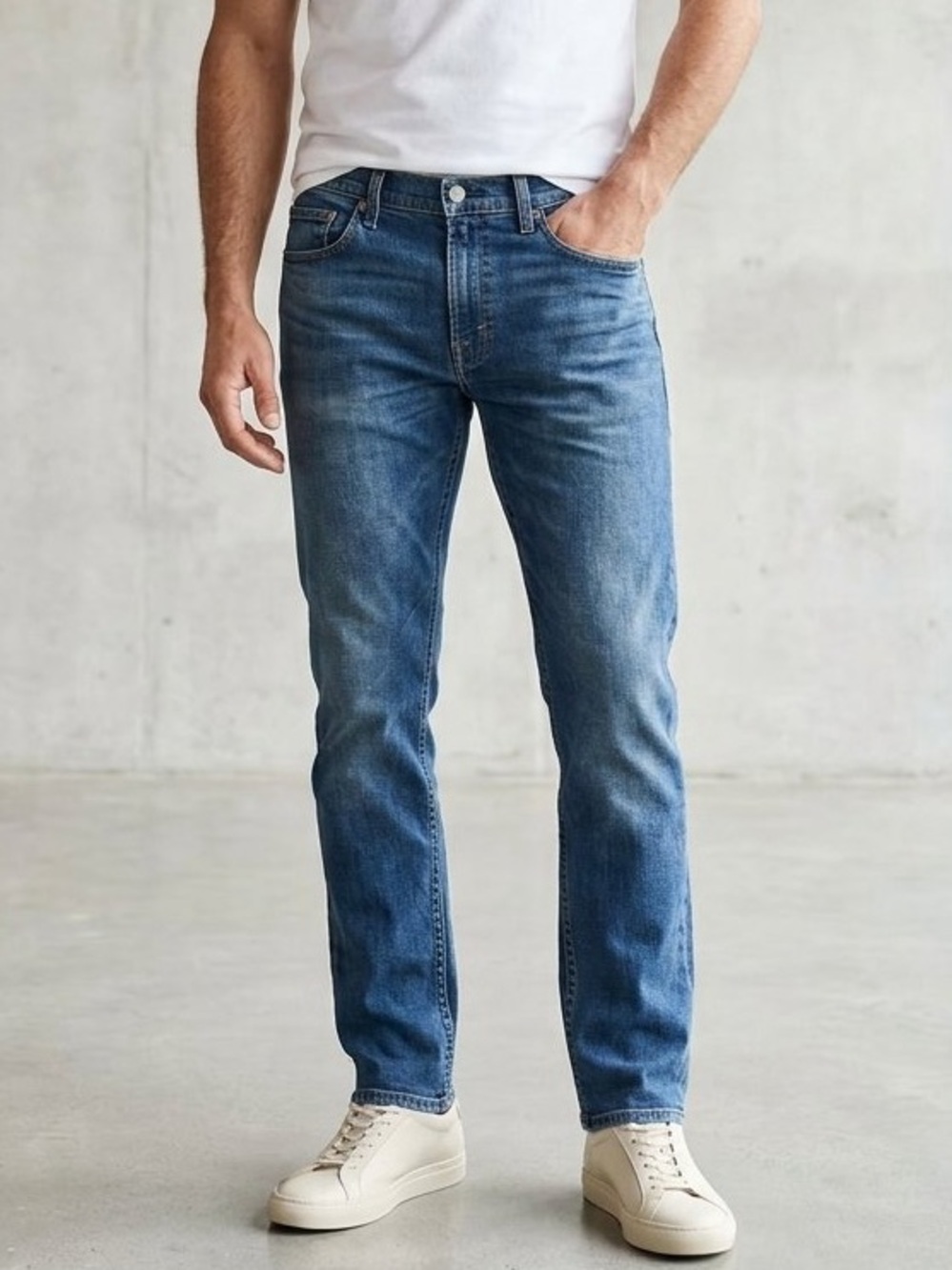 Levi's 513 Slim Straight Denim Jeans Size 34 X 32